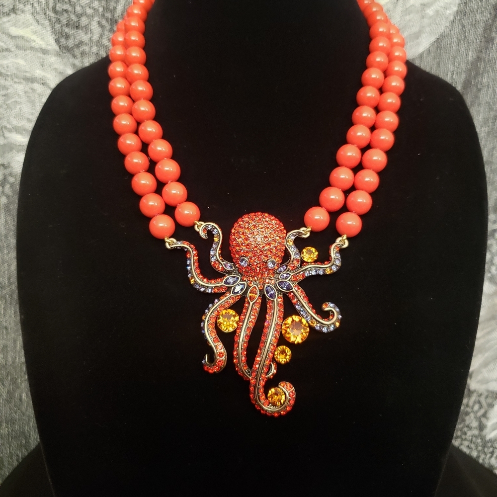 Heidi Daus "OCTO PRETTY" Octopus Necklace